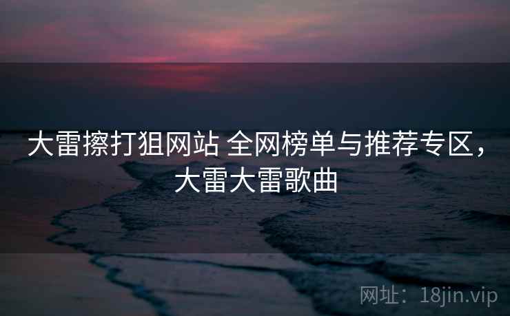 大雷擦打狙网站 全网榜单与推荐专区，大雷大雷歌曲