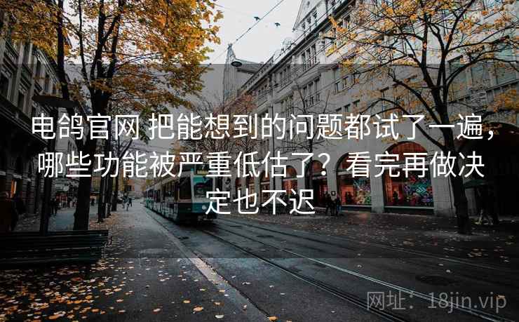 电鸽官网 把能想到的问题都试了一遍，哪些功能被严重低估了？看完再做决定也不迟