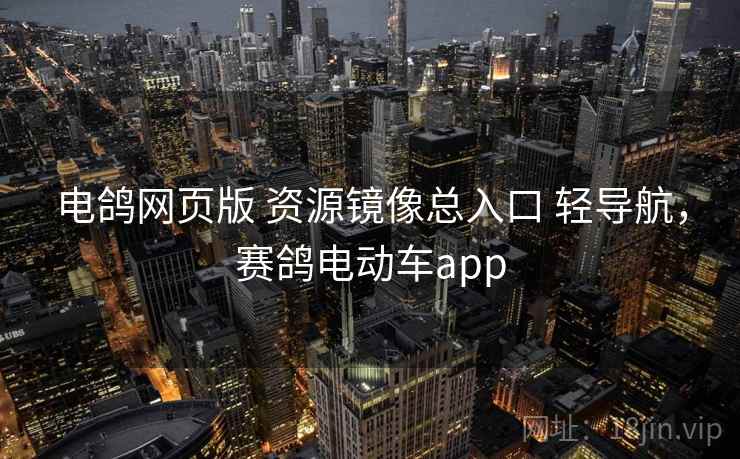 电鸽网页版 资源镜像总入口 轻导航，赛鸽电动车app