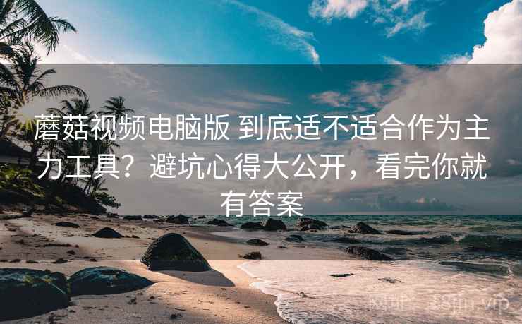蘑菇视频电脑版 到底适不适合作为主力工具？避坑心得大公开，看完你就有答案