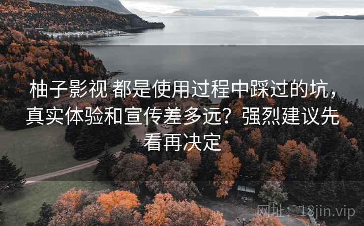 柚子影视 都是使用过程中踩过的坑，真实体验和宣传差多远？强烈建议先看再决定