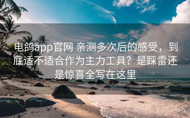电鸽app官网 亲测多次后的感受，到底适不适合作为主力工具？是踩雷还是惊喜全写在这里